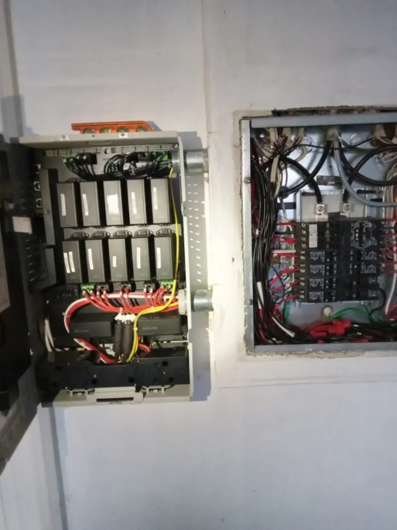 Electrical panel upgrade completed for Ring Doorbell Installation in Farmville